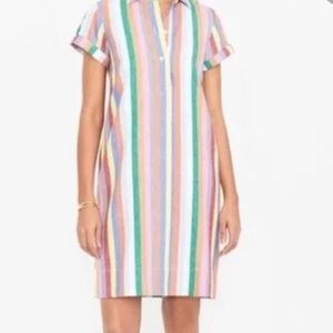 J.Crew rainbow linen dress